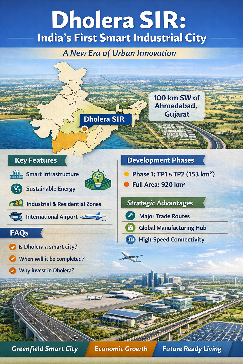 What is Dholera sir? Complete Guide to India’s First Smart Industrial City